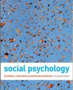 Myers, Summary Social Psychology, Ch 1 to 14