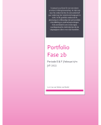 Portfolio fase 2b | PABO Verkorte Deeltijd | Cijfer: 8