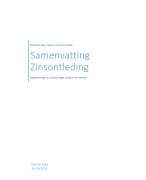 Samenvatting Zinsontleding