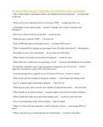 NJ BOATING EXAM VERIFIED QUESTIONS AND ANSWERS