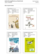 Opdracht Jeugdliteratuur, bachelor lager onderwijs 1 PBLO-V, Nederlands, Karel De Grote Hogeschool, KDG