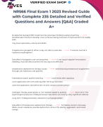 NR566 Final Exam 1 2023 Revised Guide with Complete 235 Detailed and Verified Questions and Answers