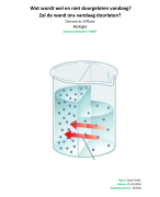 OSMOSE en DIFFUSIE PRACTICUM VERSLAG