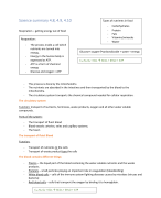 Summary Science 4.8-4.10 Ecology RLS