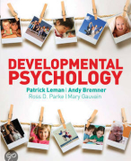 Samenvatting Ontwikkelingspsychologie, Pedagogische Wetenschappen