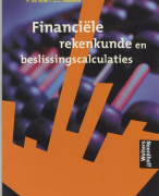 Samenvatting Financiele rekenkunde en beslissingscalculaties