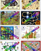 8 spel- puzzelpakketten
