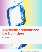 Samenvatting Algemene economische basisprincipes