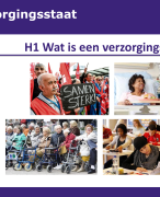 Maatschappijleer H1 wat is een verzorgingsstaat