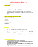 Geschiedenis hoofdstuk 4&5  HAVO3