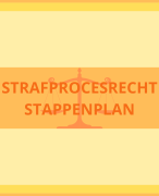 UU Strafprocesrecht stappenplannen
