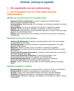 Samenvatting Onthaal, verkoop & logistiek 2de graad Examencommissie 2025-2026 (Slagen gegarandeerd!) 