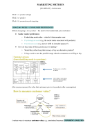 MSc UvA Business Administration - Marketing Metrics (6314M0343Y)