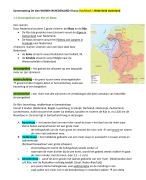 Samenvatting aardrijkskunde Hoofdstuk 1 Nederland waterland De Geo WONEN IN NEDERLAND havo 4 / 5