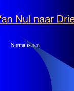 Normaliseren uitgewerkt met voorbeelden