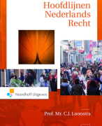 Samenvatting Hoofdlijnen Nederlands recht