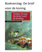 Boekverslag De brief voor de koning