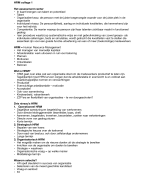Samenvatting HRM (human resource management)