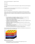 Samenvatting artikel COSO ERM integrated framework