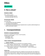 Samenvatting Ethics CMD Blok 6 | Avans 2016/2017