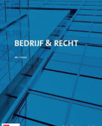Samenvatting: Bedrijf en Recht  - ondernemen in een juridische context