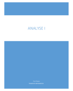 Analyse I - Toegepaste informatica