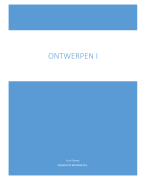 Ontwerpen I