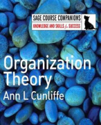 Organization Theory Cunliffe