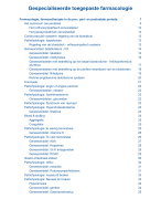 Gespecialiseerde toegepaste farmacologie - volledige samenvatting 2023 - 2024