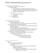 Lectures Public International Law