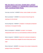 NR 224 QUIZ 4 ACTUAL EXAM 2024 LATEST UPDATE CORRECTLY ANSWERED QUESTIONS 100% GUARANTEED PASS.
