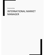 International Market Manager