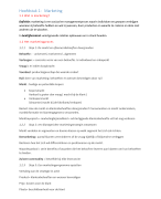 Marketing management samenvatting 1ste jaar