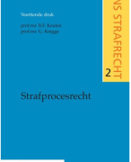 Samenvatting 'Strafprocesrecht' Keulen & Knigge 14de druk 