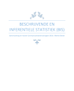  Beschrijvende en inferentiele statistiek 2016 (BIS)