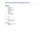 Belastingrecht B / 2