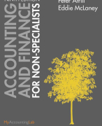 Summary Accounting and Finance for Non‐specialists 9th ed 2015 Pearson