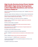 CCS Practice Exam 2 2024-2025 | CCS  Practice Exam Latest Update 2024-2025  Question and Correct Answers Rated A+ | Verified CCS Practice Actual Exam Quiz with Accurate Solutions Aranking AllPass 