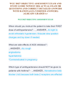 WGU D027 OBJECTIVE ASSESSMENT EXAM AND  STUDY GUIDE NEWEST 2024 ACTUAL EXAM 300  QUESTIONS AND CORRECT DETAILED ANSWERS  WITH RATIONALES (VERIFIED ANSWERS)  |ALREADY GRADED A+