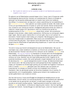 Geschiedenis samenvatting - Historische contexten 1 Lage Landen - VWO