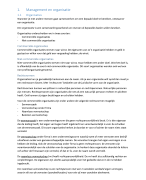 Samenvatting in Balans Management & Organisatie boek 1a VWO