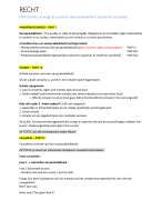 Recht samenvatting Liability, Damage and Causation