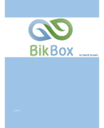Businessplan BikBox (Eigen product)