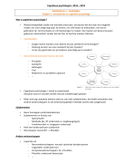 Cognitieve Psychologie 1 (2014-2015)