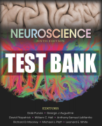 Test Bank to accompany Neuroscience 6th Edition All Chapters Covered 2024/2025