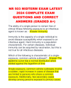 NR 503 MIDTERM EXAM LATEST  2024 COMPLETE EXAM  QUESTIONS AND CORRECT  ANSWERS (GRADED A+)