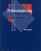 Samenvatting Probleemoplossing in organisaties