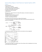 Samenvatting colleges en boek Bioprocess Engineering Basics