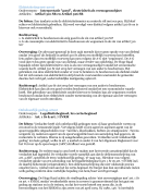 Samenvatting arresten straf(proces)recht I