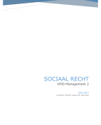 Sociaal recht samenvatting powerpoints, notities van de lessen en het handboek